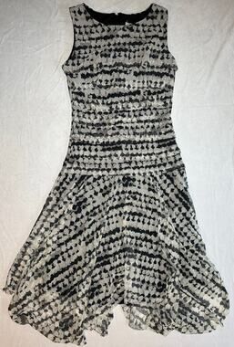Phase 7 Woman's Dress Size 6 Fit Flare Sheer Layers